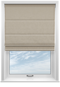 Oleander, Cream - Roman Blind